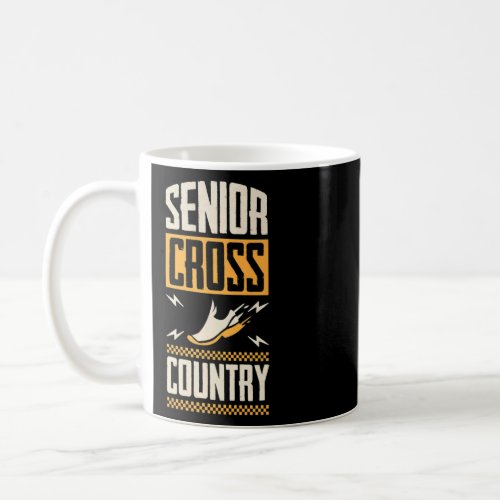 Senior Cross Country Matching High School XC Runni Coffee Mug