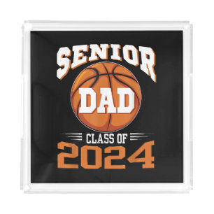 Senior Dad Class of 2024 Acrylic Tray