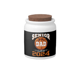 Senior Dad Class of 2024 Candy Jar