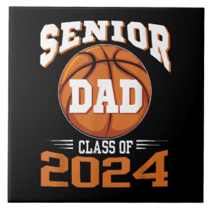 Senior Dad Class of 2024 Ceramic Tile