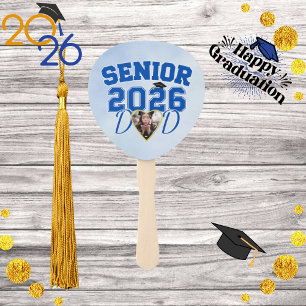 Senior Dad Class of 2026 Personalized Photo Hand Fan