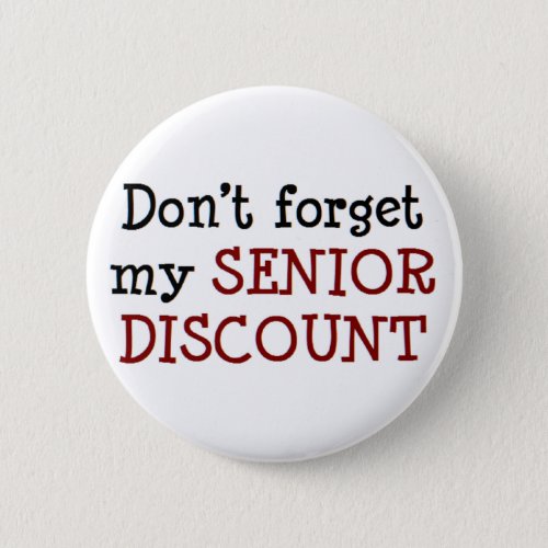 senior discount button