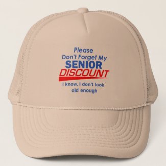 SENIOR DISCOUNT Hat