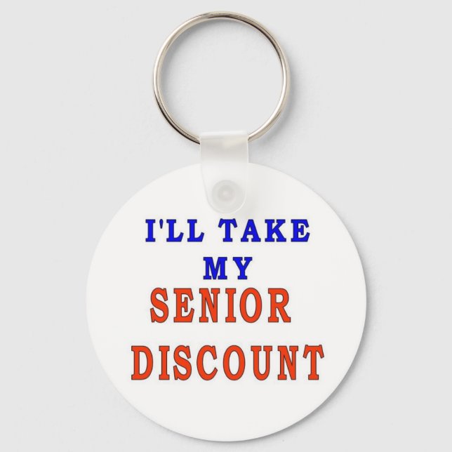 SENIOR DISCOUNT KEYCHAIN (Front)