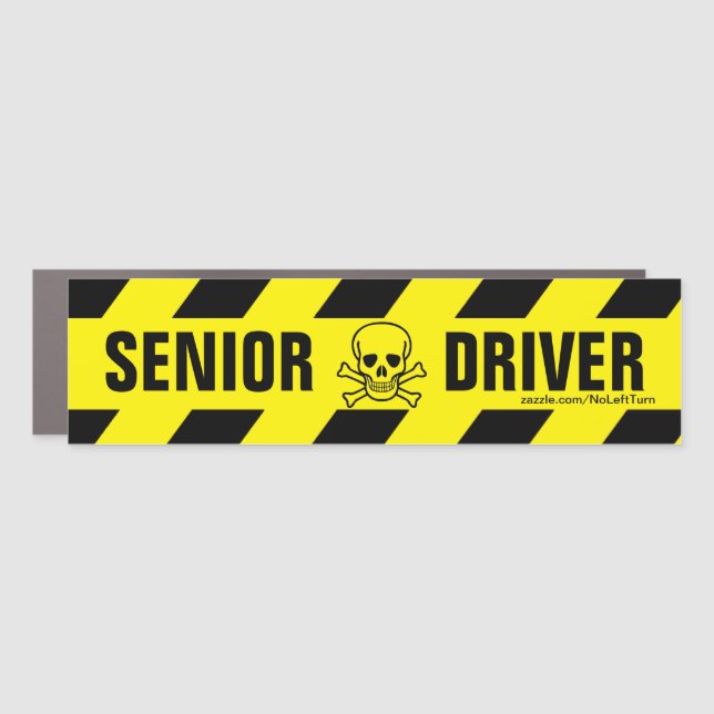 Senior Driver Car Magnet (Front)