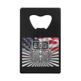 “Senior EOD” Commemorative Gift Credit Card Bottle Opener