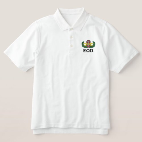 Senior EOD Embroidered Polo Shirt