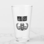 “Senior EOD” with Custom American Flag Glass “Senior EOD” with Custom American Flag Glass