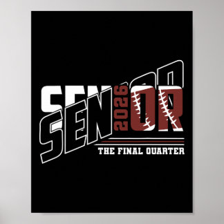 Senior Football 2026 Game Day Cl Of 2026 Graduatio Poster