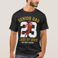Senior Football Dad Graduate Custom Photo Sports