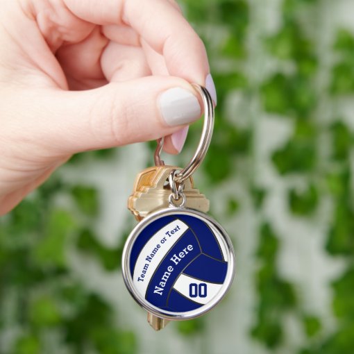 Senior Gifts for Volleyball Players, Volleyball Keychain Zazzle
