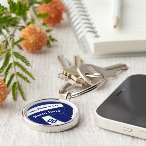 Senior Gifts for Volleyball Players, Volleyball Keychain Zazzle