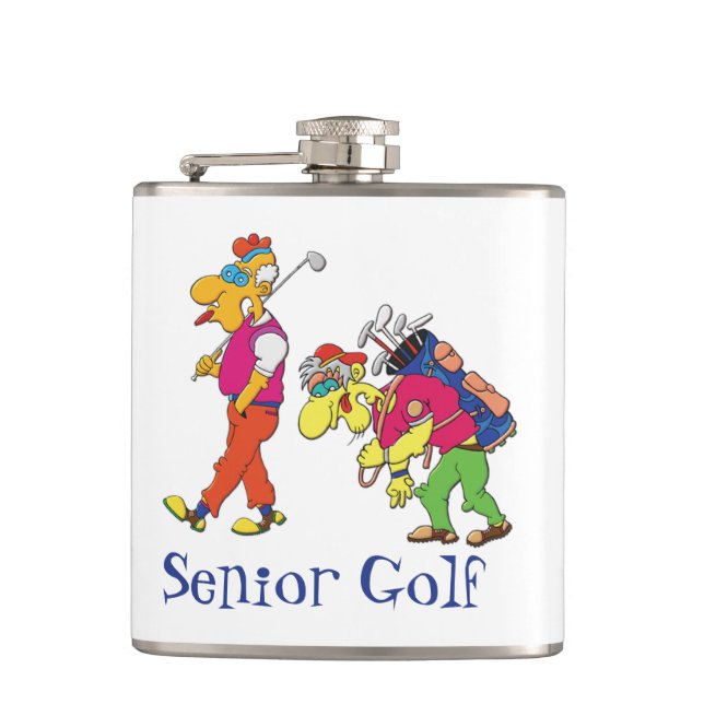 Senior Golf Flask (Front)