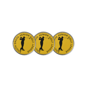 Senior Golf League "Golden Swing" Golf Member Gift Ball Marker