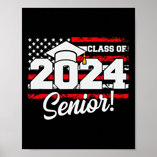 Senior Grad 2024 Class Of 2024 Graduation Product  Poster