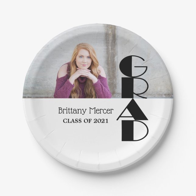 Senior Grad Paper Plates (Front)