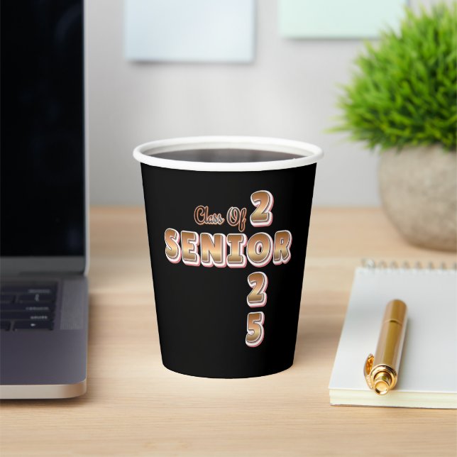 Senior Graduate Class of 2025 Graduation Party Paper Cups (Insitu)