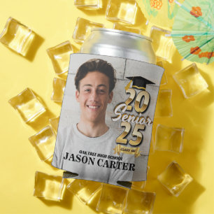 Senior Graduate Class of 2025 Graduation Photo Can Cooler
