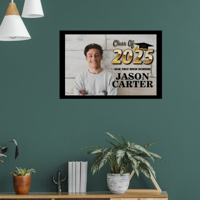 Senior Graduate Class of 2025 Graduation Photo Poster (Living Room 1)