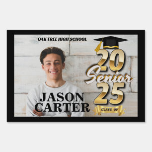 Senior Graduate Class of 2025 Graduation Photo Sign