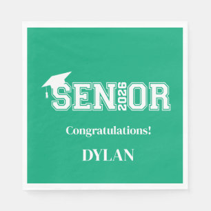 Senior Graduation Cap Napkins