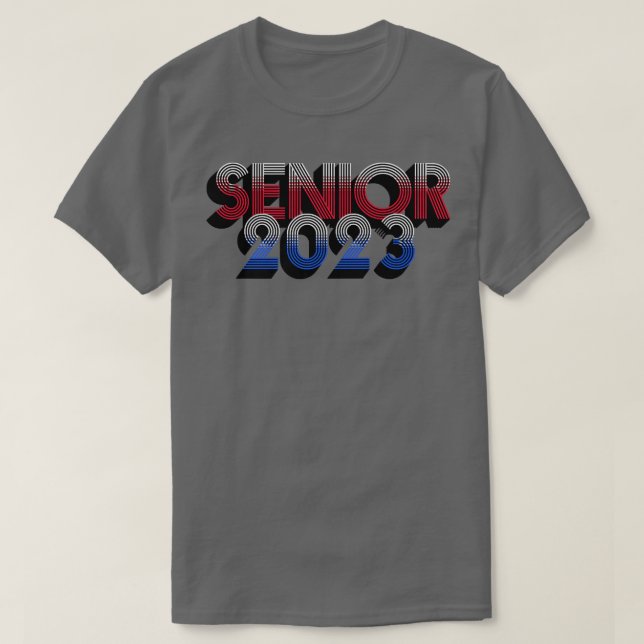 Senior Graduation Class of 2023 High school colleg T-Shirt (Design Front)