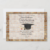 Senior 🎓 Graduation DIY Photo and Text Invitation (Back)