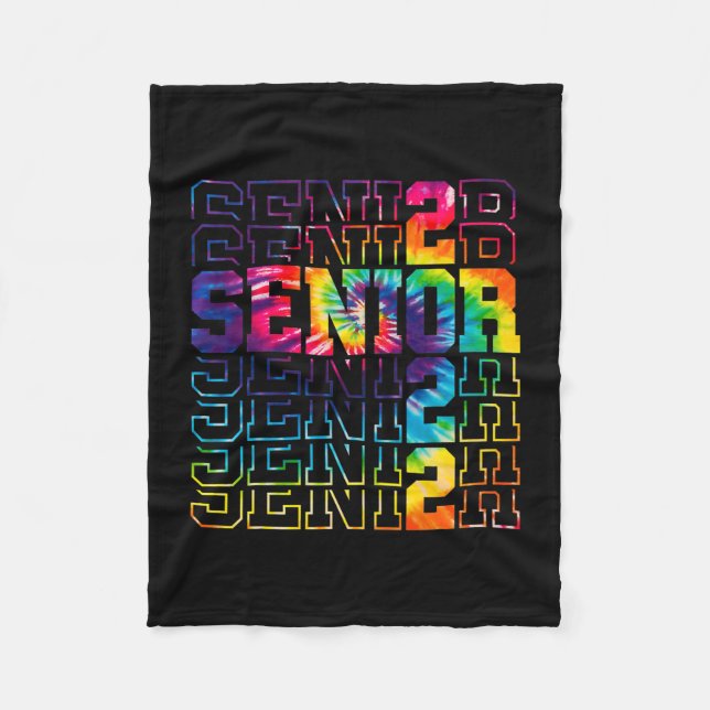 Senior Graduation Gift Men Girl Class of 2022 Fleece Blanket (Front)