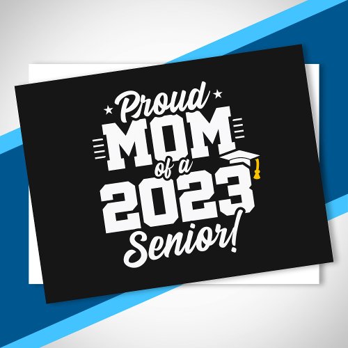 Senior Graduation _ Proud Mom _ Class of 2023 Postcard