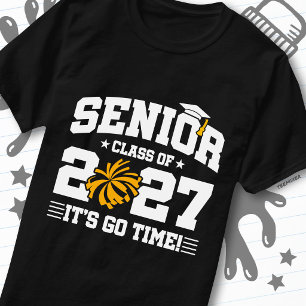 Senior Graduation Quote Cheer Team Class of 2027 T-Shirt