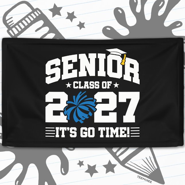 Senior Graduation Quote Cheerleader Class of 2027 Banner (Creator Uploaded)