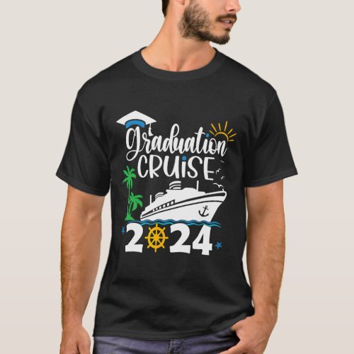 Senior Graduation Trip Cruise 2024 Aw Ship Party C T_Shirt