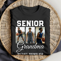 Senior Grandma Basketball Photo Collage Custom