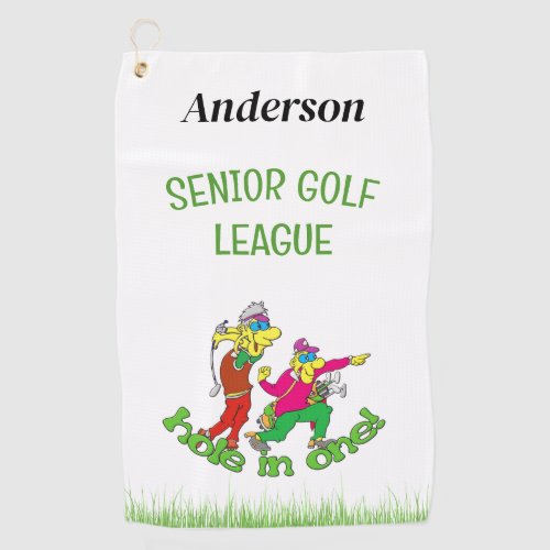 Senior Hole In One Golf Towel