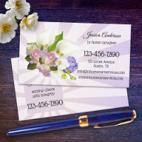 Senior Home Care Caregiver Business Card