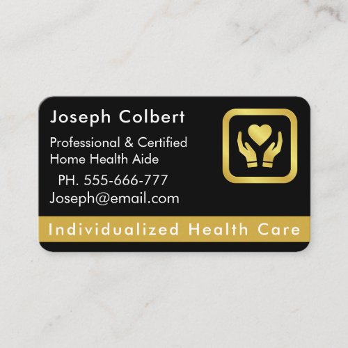 Senior Home Care Caregiver Business Card