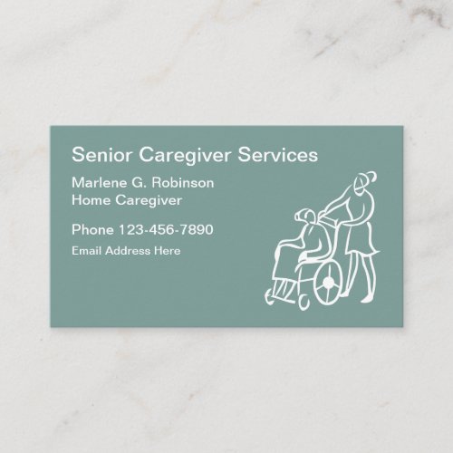 Senior Home Caretaker Business Card