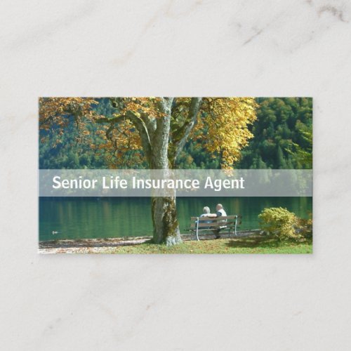Senior Life Insurance business card