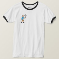 Senior Man Tennis Player T-Shirt