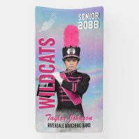 Senior Marching Band Trumpet Player Sports Photo