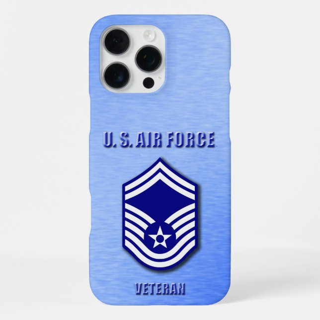 Senior Master Sergeant USAF Phone Case (Back)
