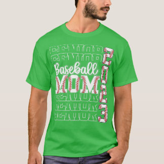 Senior Mom 2023 Baseball Class Of 2023 Funny Gradu T-Shirt