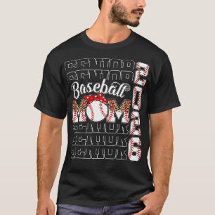 Senior Mom 2026 Baseball Class Of 2026 Graduation T-Shirt
