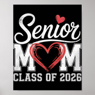Senior Mom Cl Of 2026 Graduation Senior 2026 Mom Poster