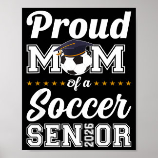Senior Mom Cl Of 2026 Soccer Mom Graduation  Poster
