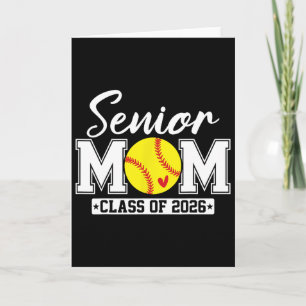 Senior Mom Cl Of 2026 Softll Mom Graduation Card