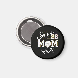 Senior Mom Class of 2026 Volleyball Magnet