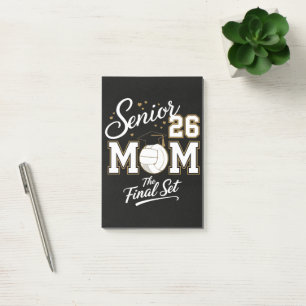 Senior Mom Class of 2026 Volleyball Post-it Notes