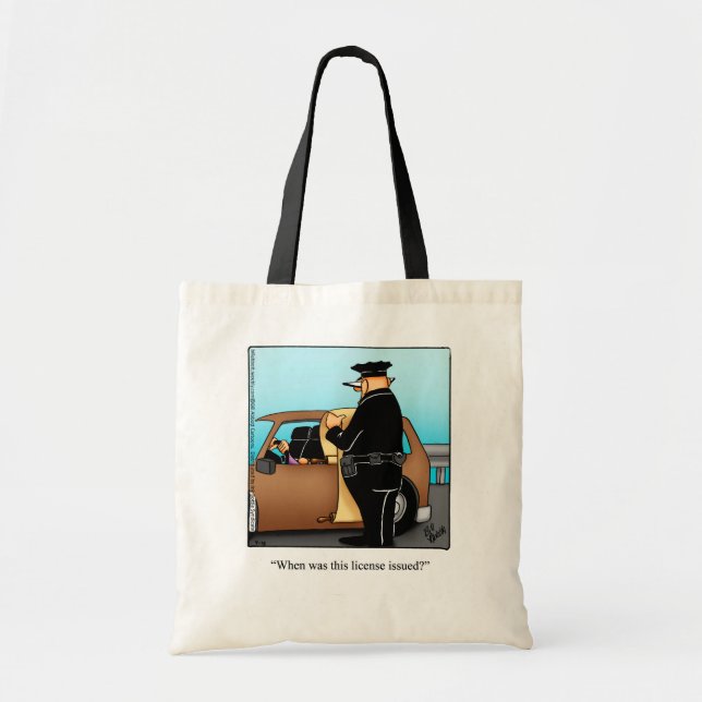 Senior Moment Humor Tote Bag (Front)