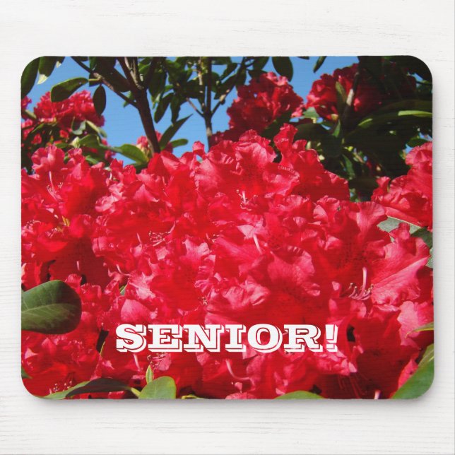 SENIOR! mousepad High School Red (Front)